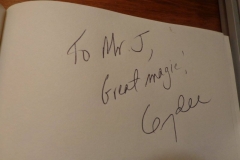 Mr. D (Gerry Dee autograph)