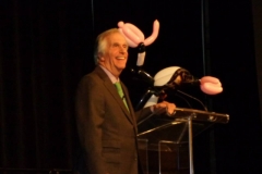 Henry Winkler (The Fonz used the balloon during his speech!)