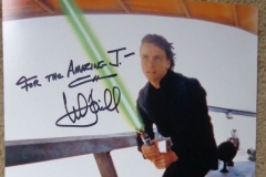 Mark Hamill (Luke Skywalker autograph...he also wanted to be a magician growing up!))