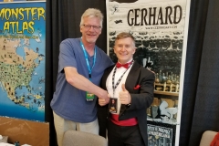 Gerhard (Cerebus artist, with Dave Sim)