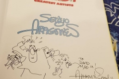 Sergio Aragonés (Autograph and original sketch!)