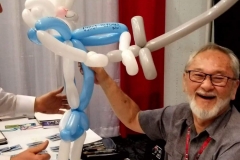 Stan Sakai (Reacts to Usagi balloon gift)