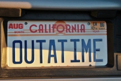 Back to the Future (DeLorean license plate)