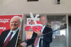 Jean Chrétien (brought my balloon bike on stage!)