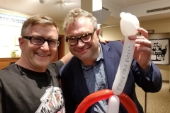 Steven Page (Barenaked Ladies- loved his balloon guitar!