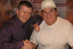 Pete Rose (Baseball's all-time leader in hits, games played, at-bats, singles, and outs)