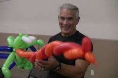 Ricky "The Dragon" Steamboat (He liked his balloon, and kept it!)