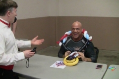 Kurt Angle (Kurt wears his 'second' gold medal!)