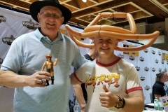 Cowboy Bob Orton  ("The Ace"- Roddy Piper's bodyguard...FINALLY out of his cast!)